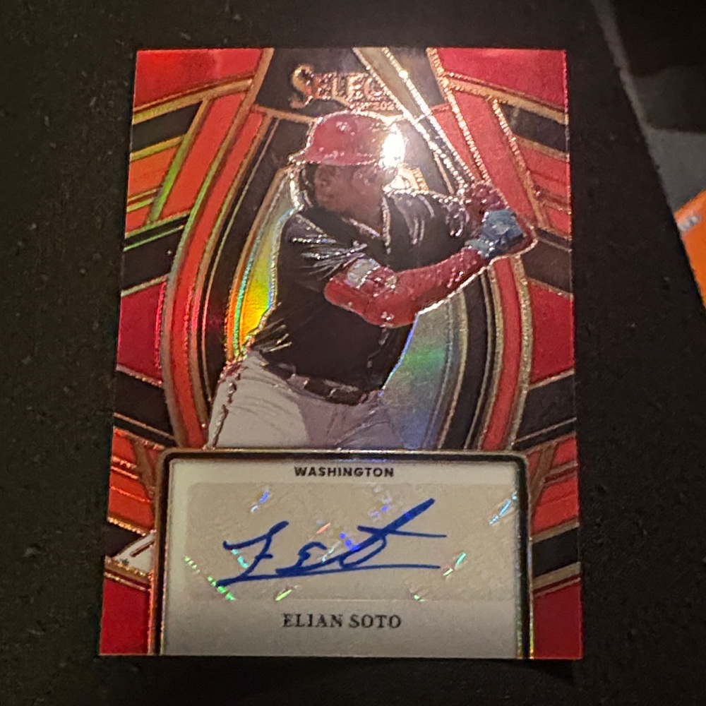 Panini Select Baseball Card - Gold, Red, Black